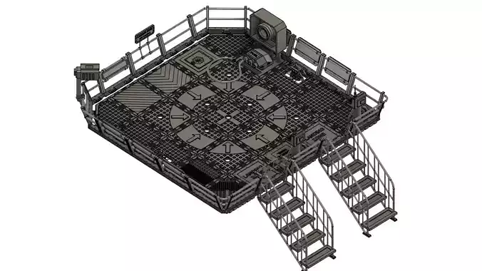 MODULAR CATWALK - LANDING ZONE SET