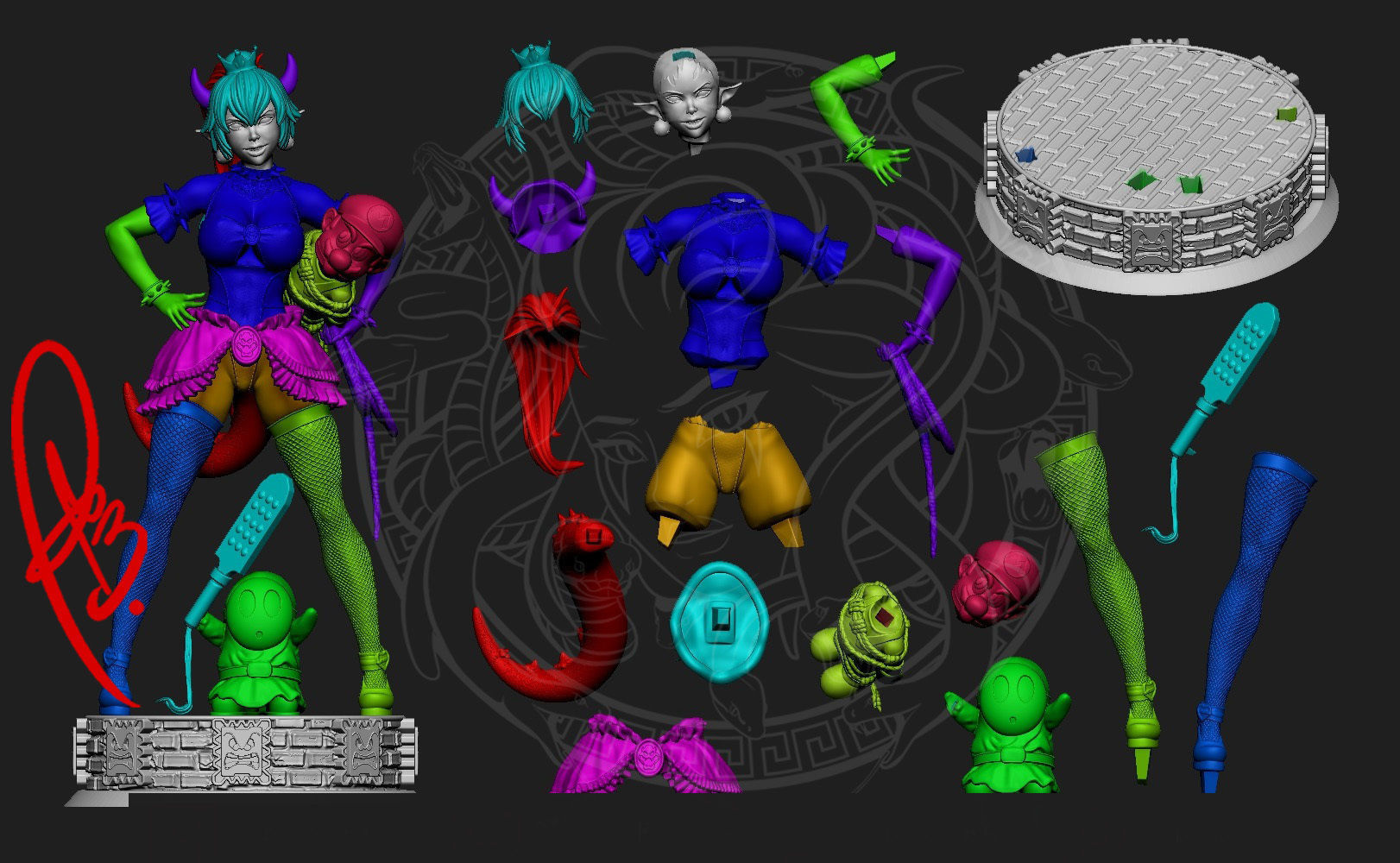 BOWSETTE BY CREATIVE GEEK MB 3D print model_9