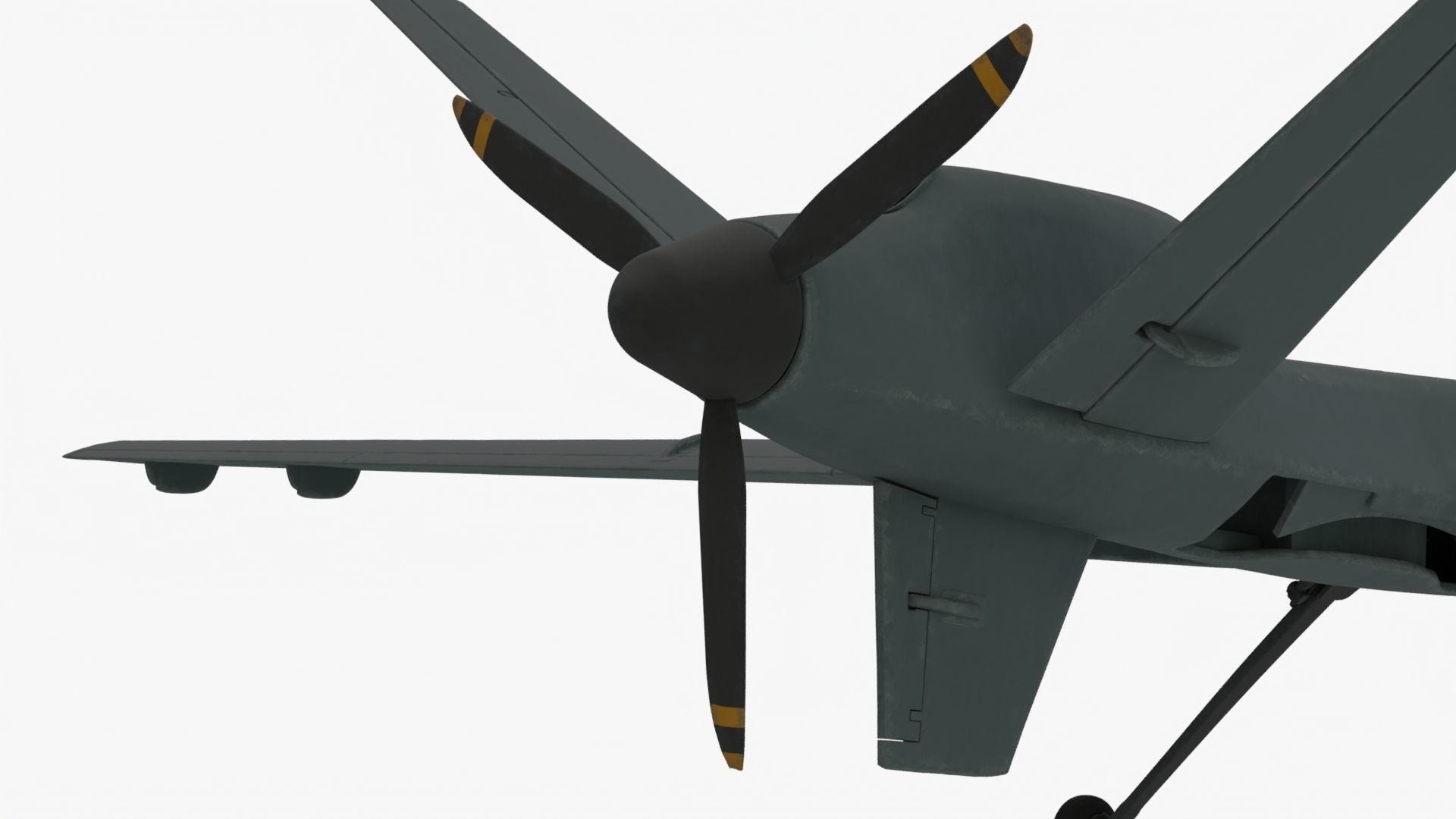 UDIM 8K Unmanned Combat Air Vehicle MQ 9 Reaper UAV 3D model_12