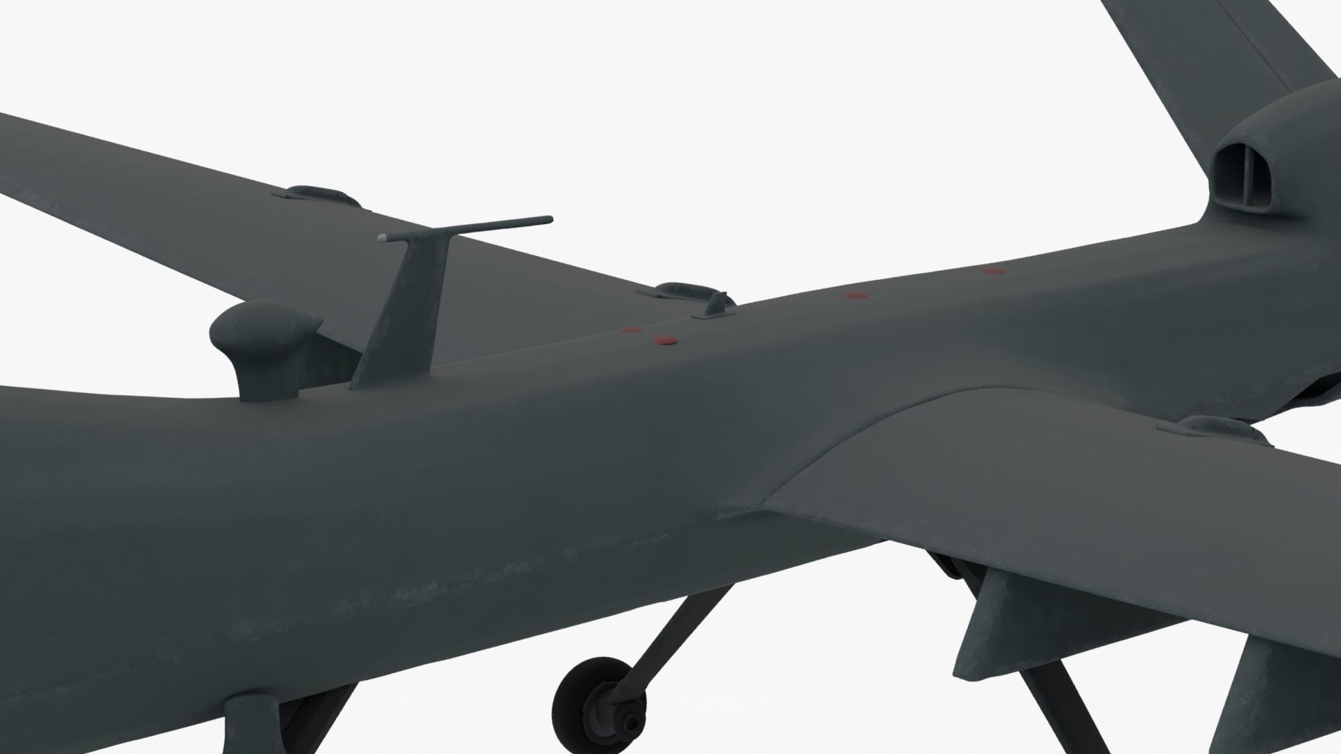 UDIM 8K Unmanned Combat Air Vehicle MQ 9 Reaper UAV 3D model_10