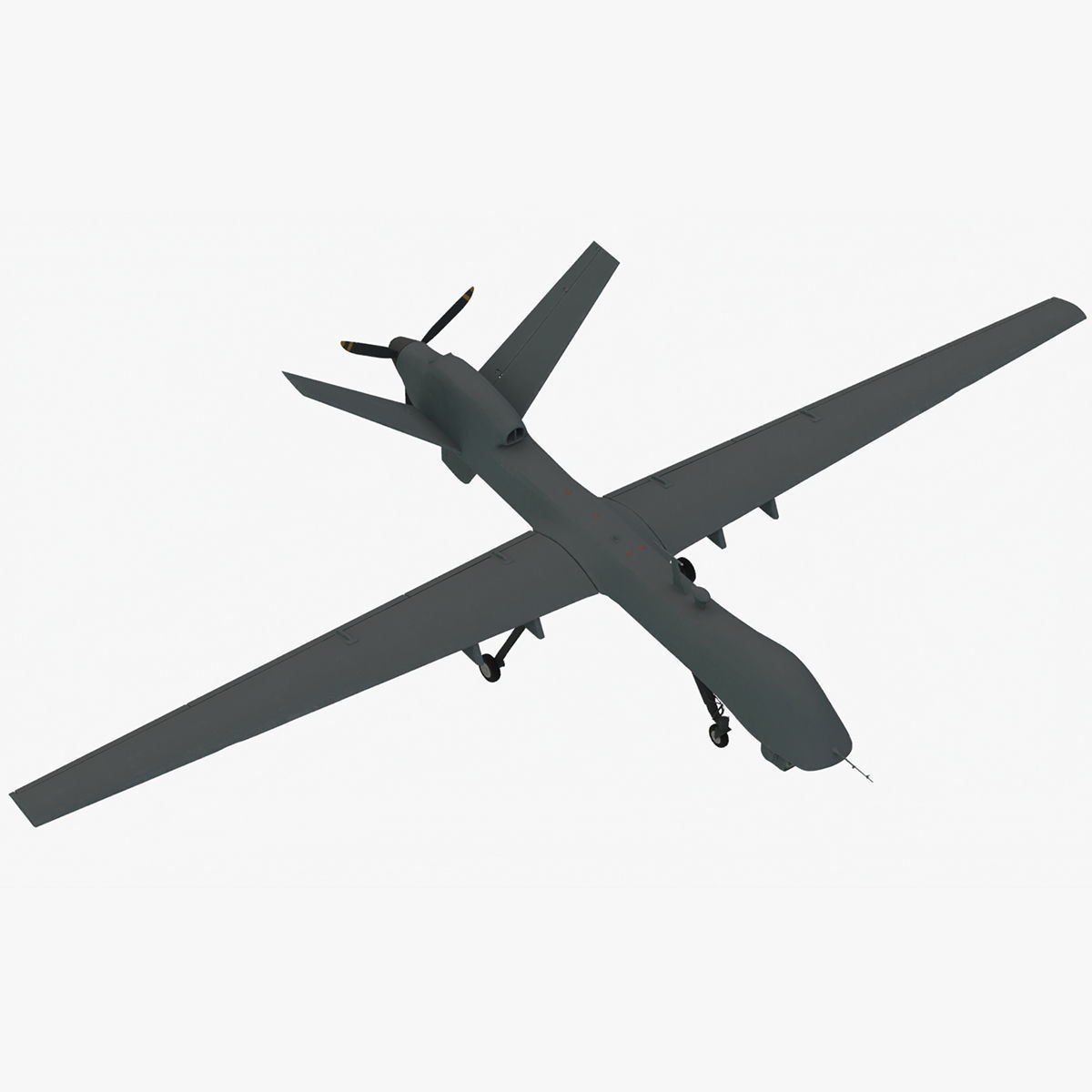 UDIM 8K Unmanned Combat Air Vehicle MQ 9 Reaper UAV 3D model_15
