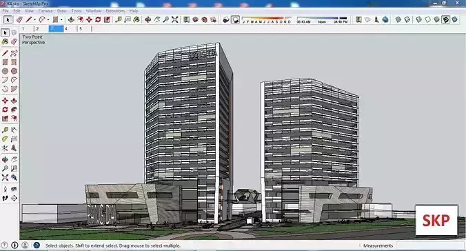 Sketchup Commercial Complex K4