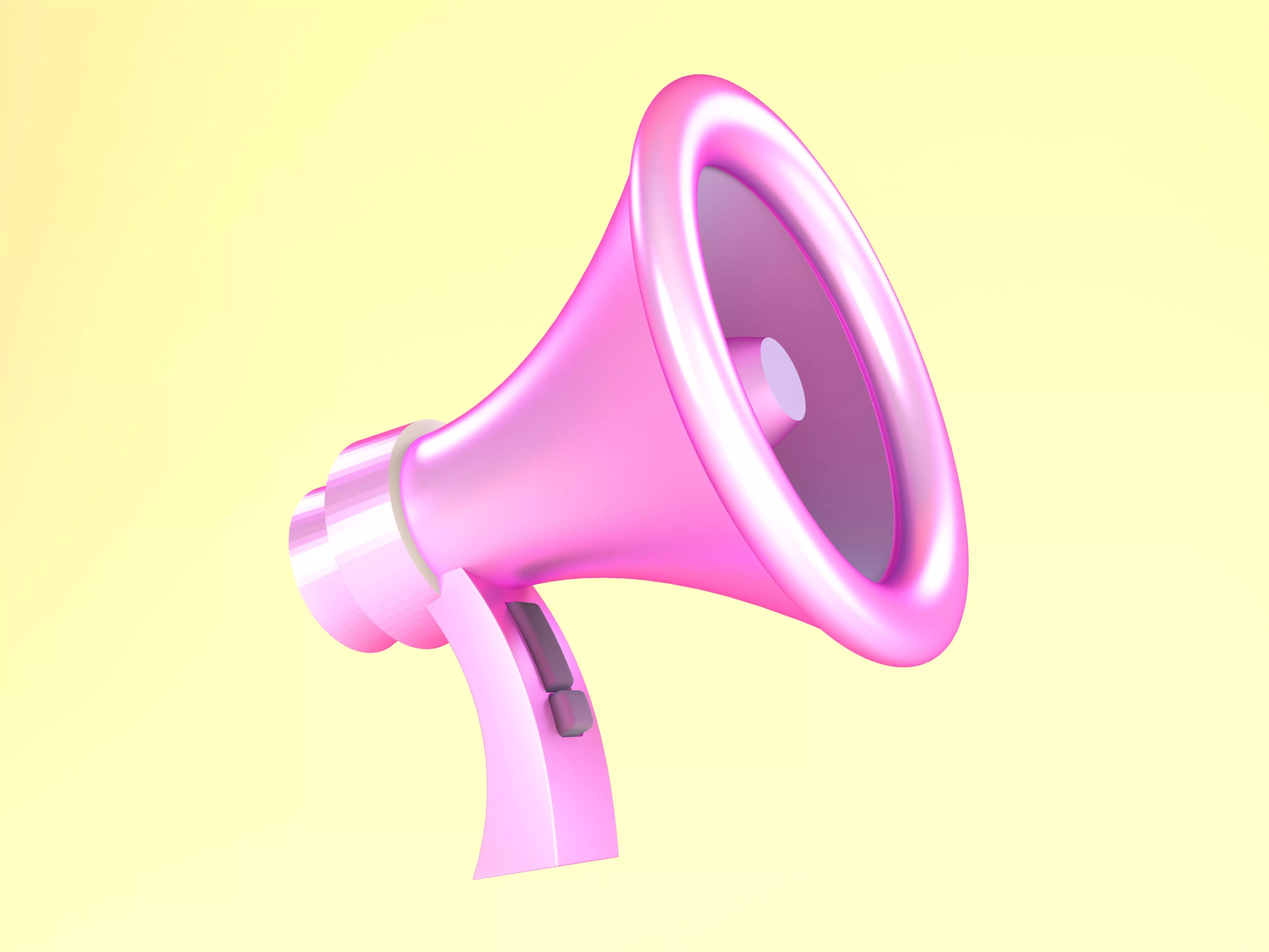 Megaphone 3D model