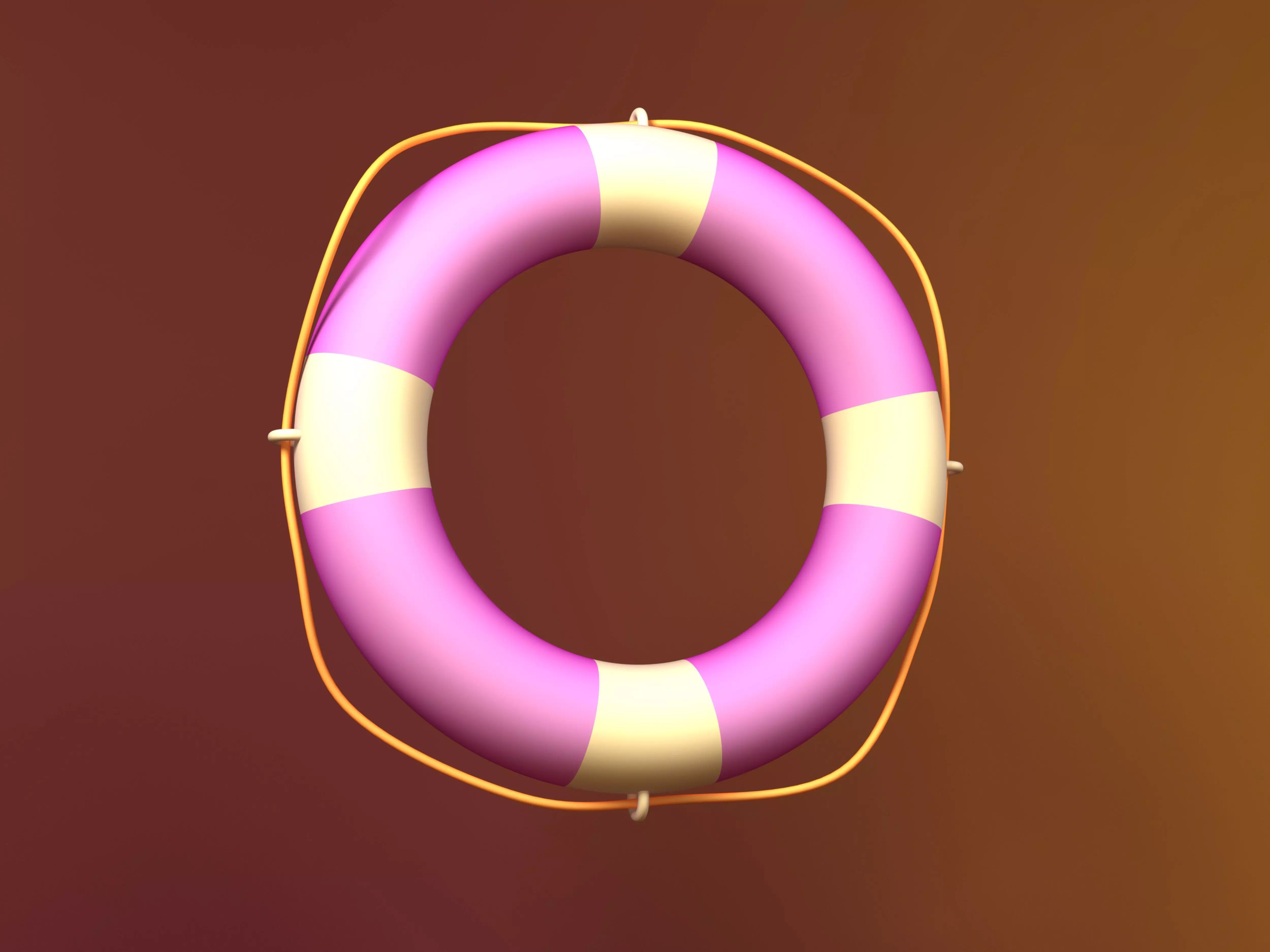 lifebelt life preserver 3D model