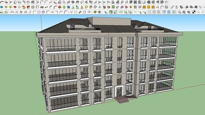 HOUSE 67 Low-poly 3D model 2
