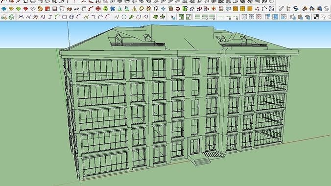 HOUSE 67 Low-poly 3D model 4