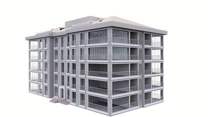 HOUSE 67 Low-poly 3D model 3