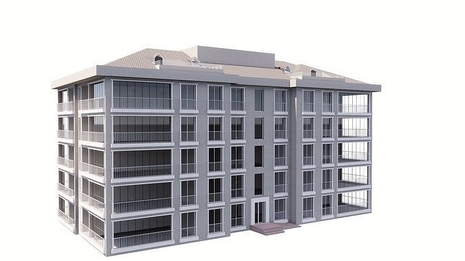 HOUSE 67 Low-poly 3D model 5