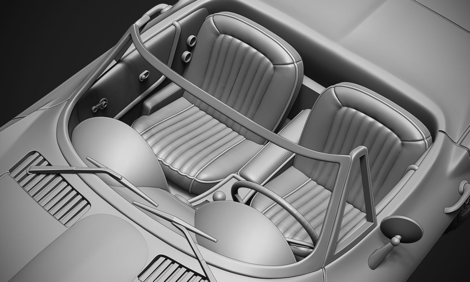 Chevrolet Corvette Sting Ray  3D print model_9