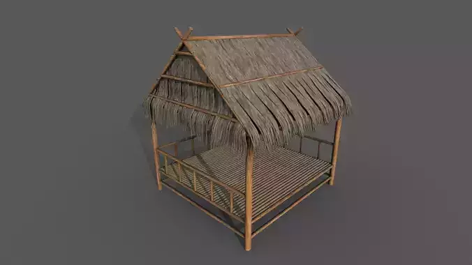 Thatch Hut 3D model