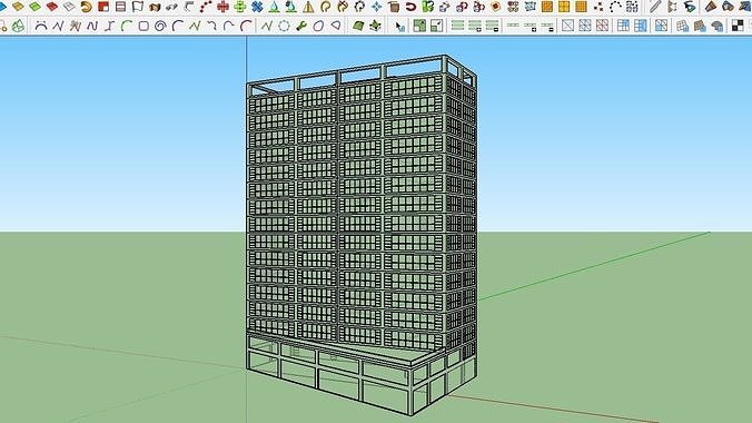 HOUSE 69 Low-poly 3D model 4