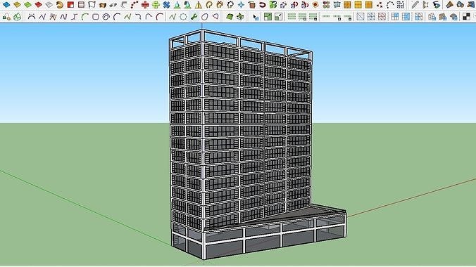 HOUSE 69 Low-poly 3D model 2