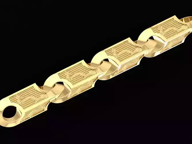 Luxury Jewelry Chain Link Connector 3D Model 3229 3D print model