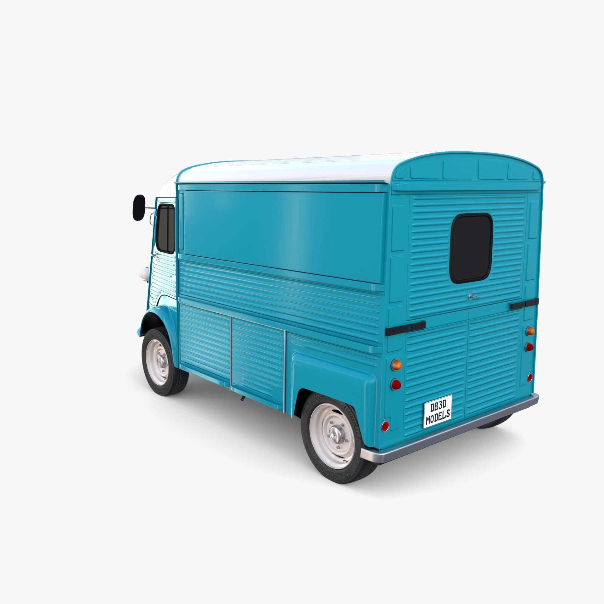 Citroen HY Blue 3D model_5