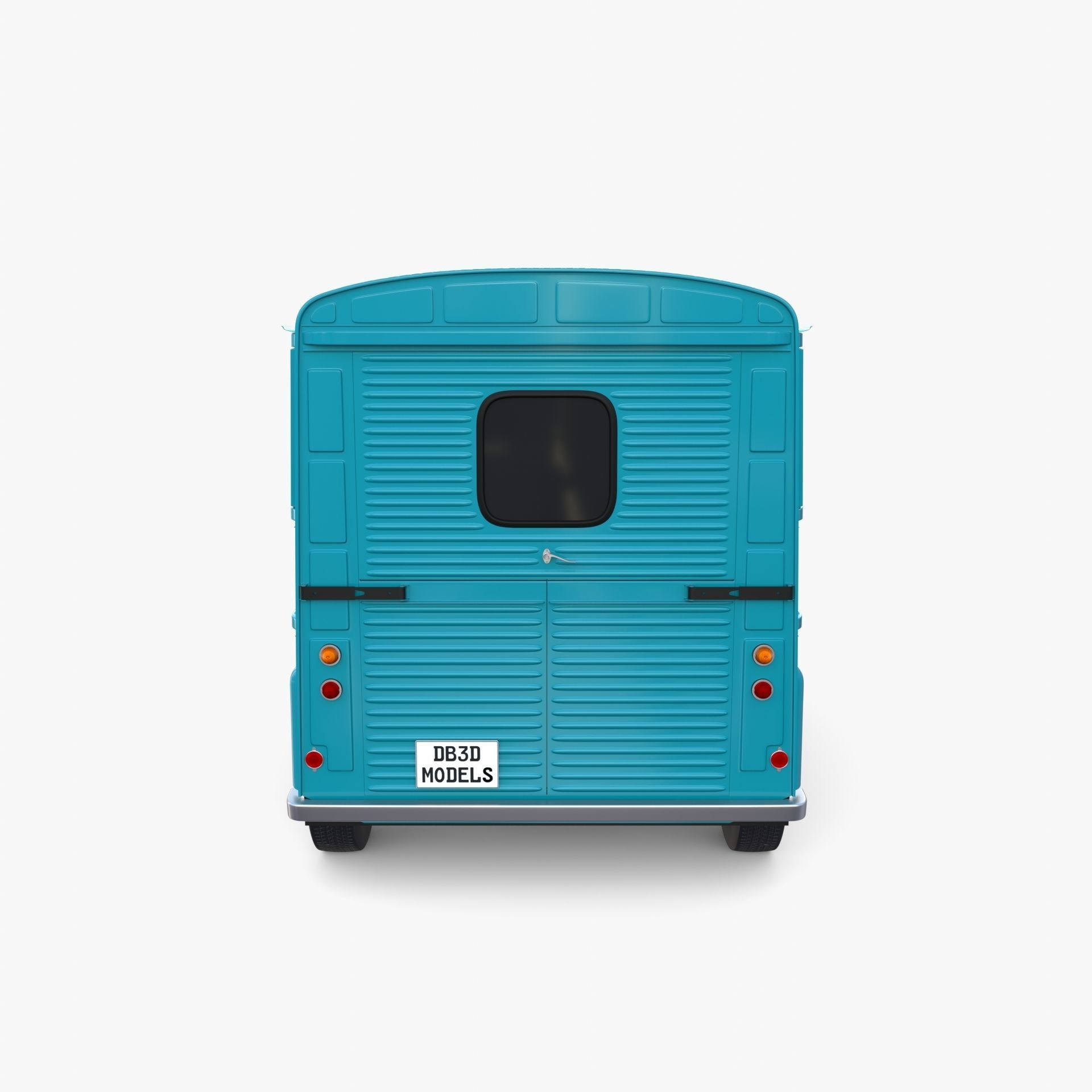 Citroen HY Blue 3D model_6