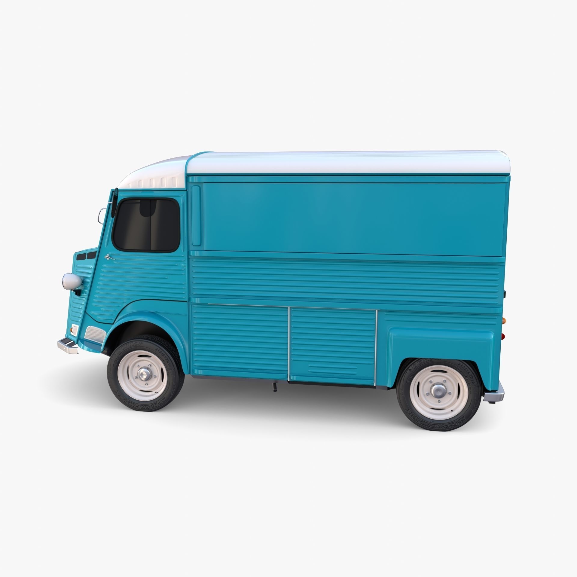 Citroen HY Blue 3D model_4
