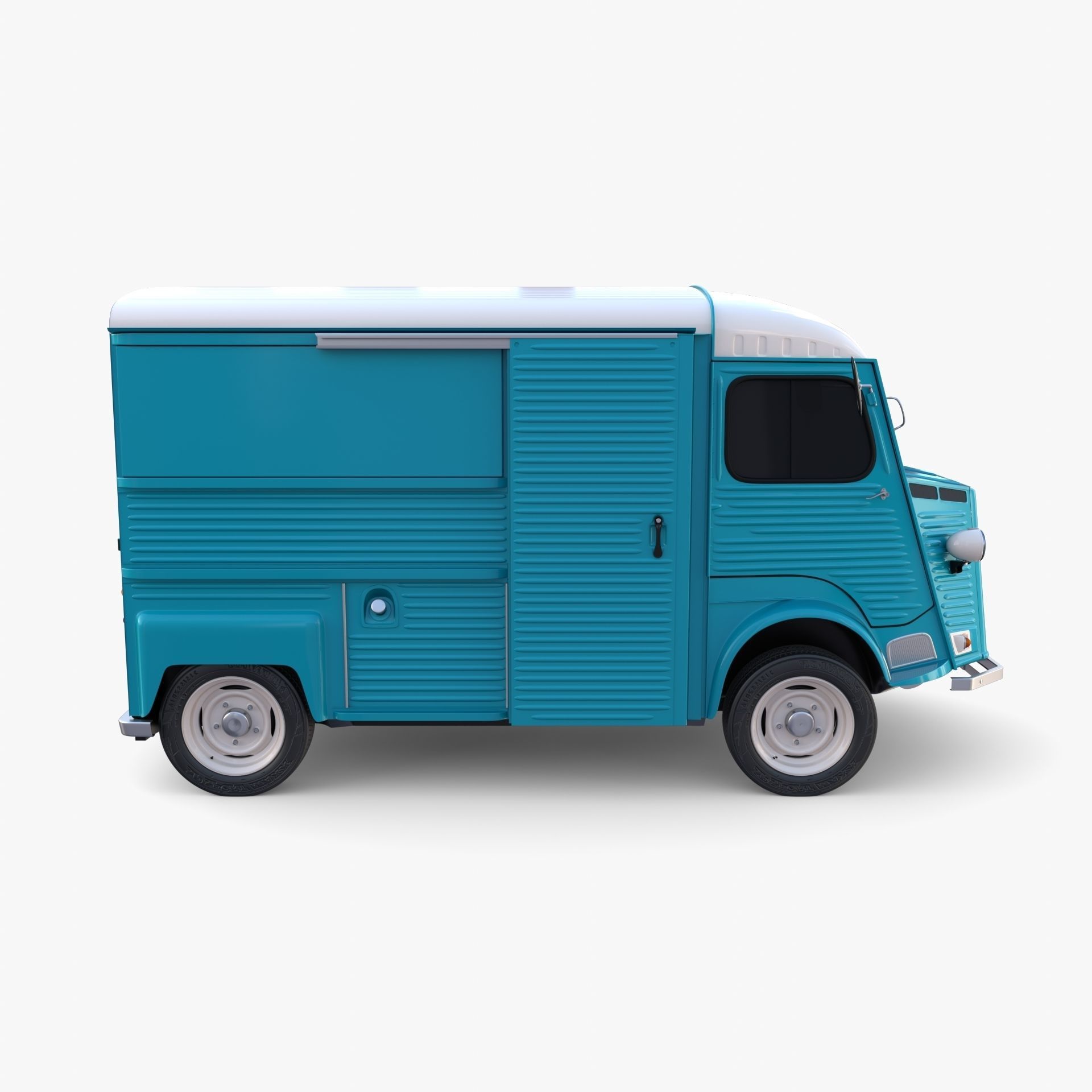 Citroen HY Blue 3D model_8