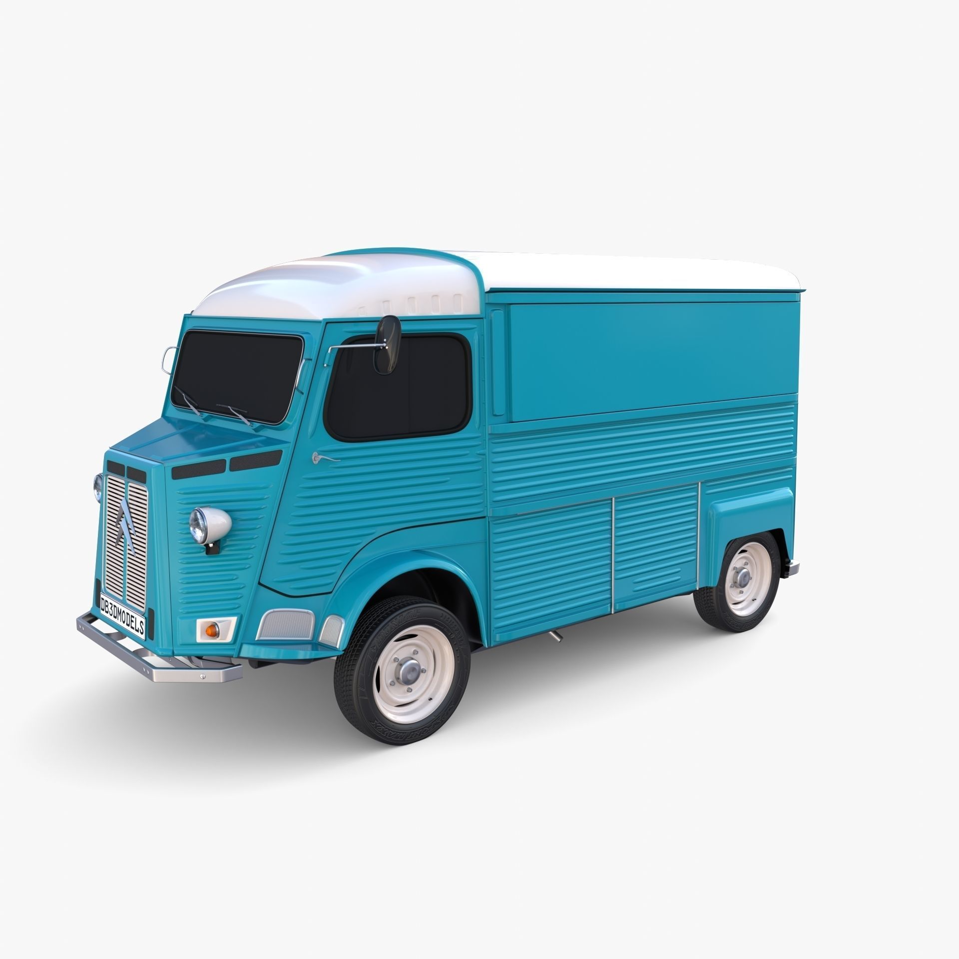 Citroen HY Blue 3D model_3