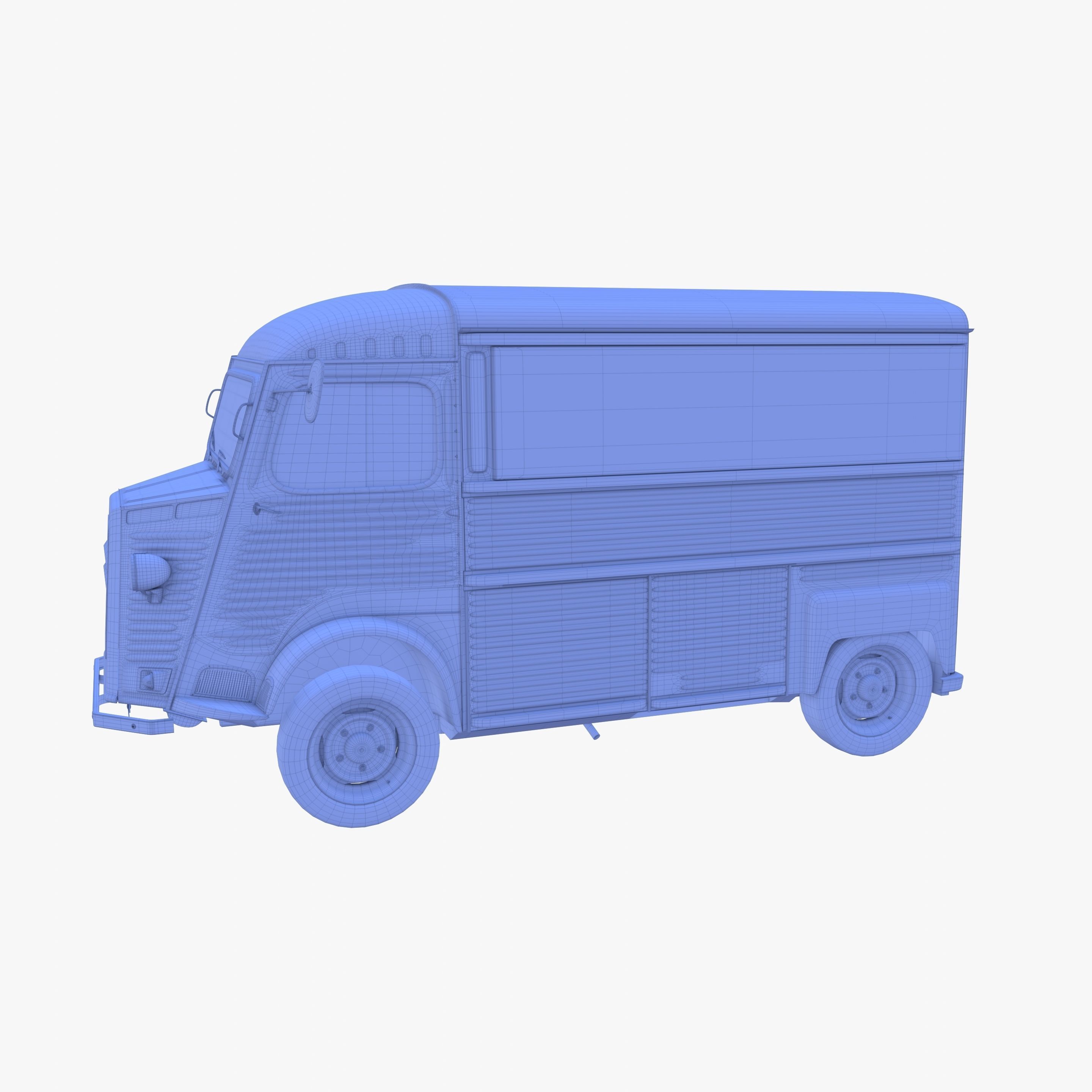 Citroen HY Blue 3D model_15