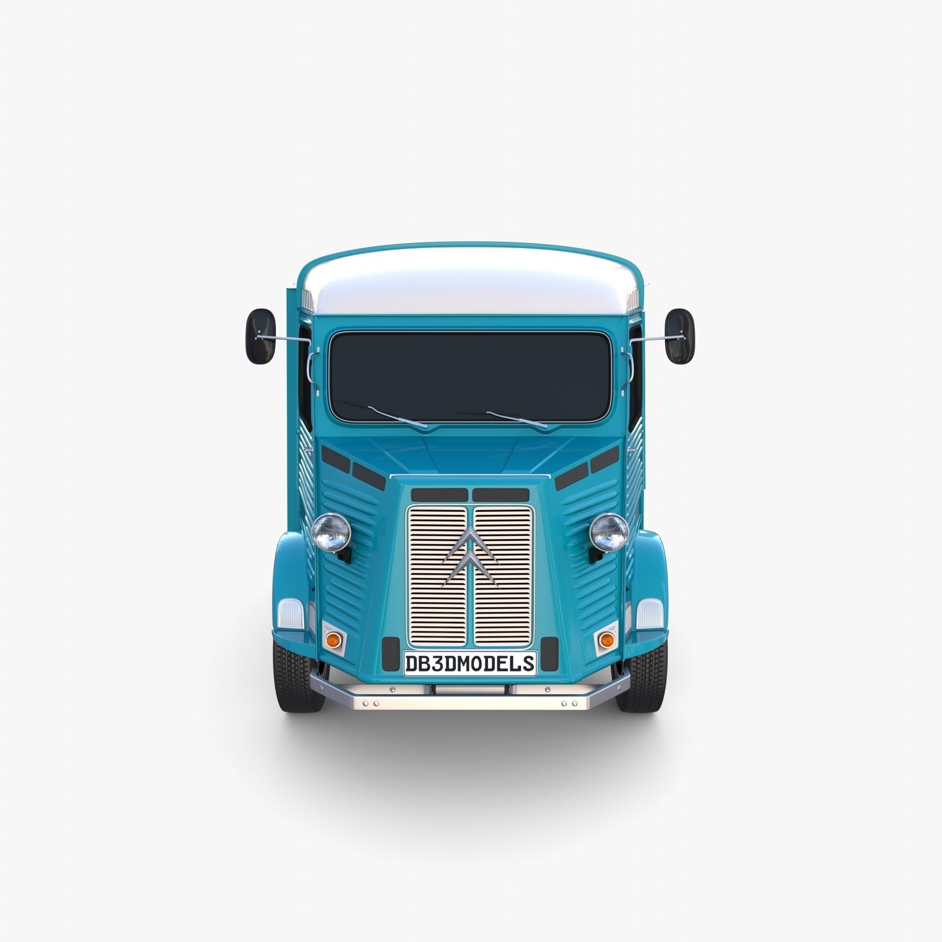 Citroen HY Blue 3D model_1