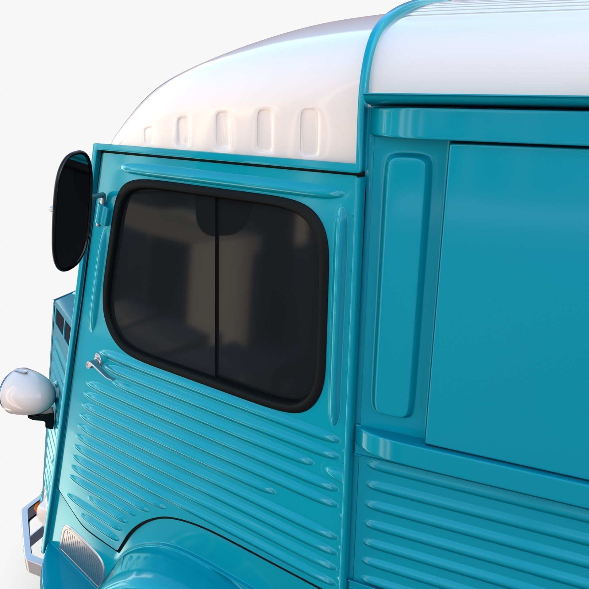 Citroen HY Blue 3D model_12