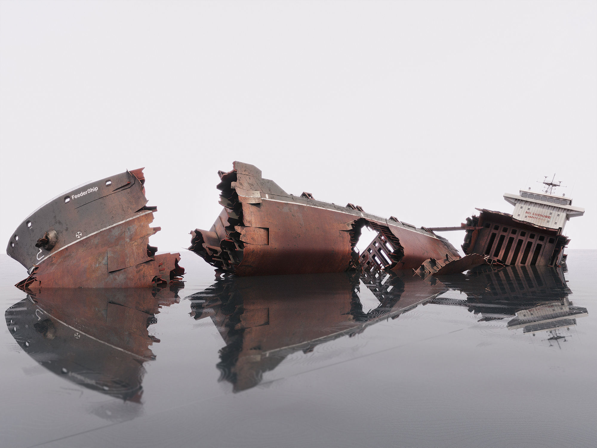 Collection of wrecked ships 02 _20