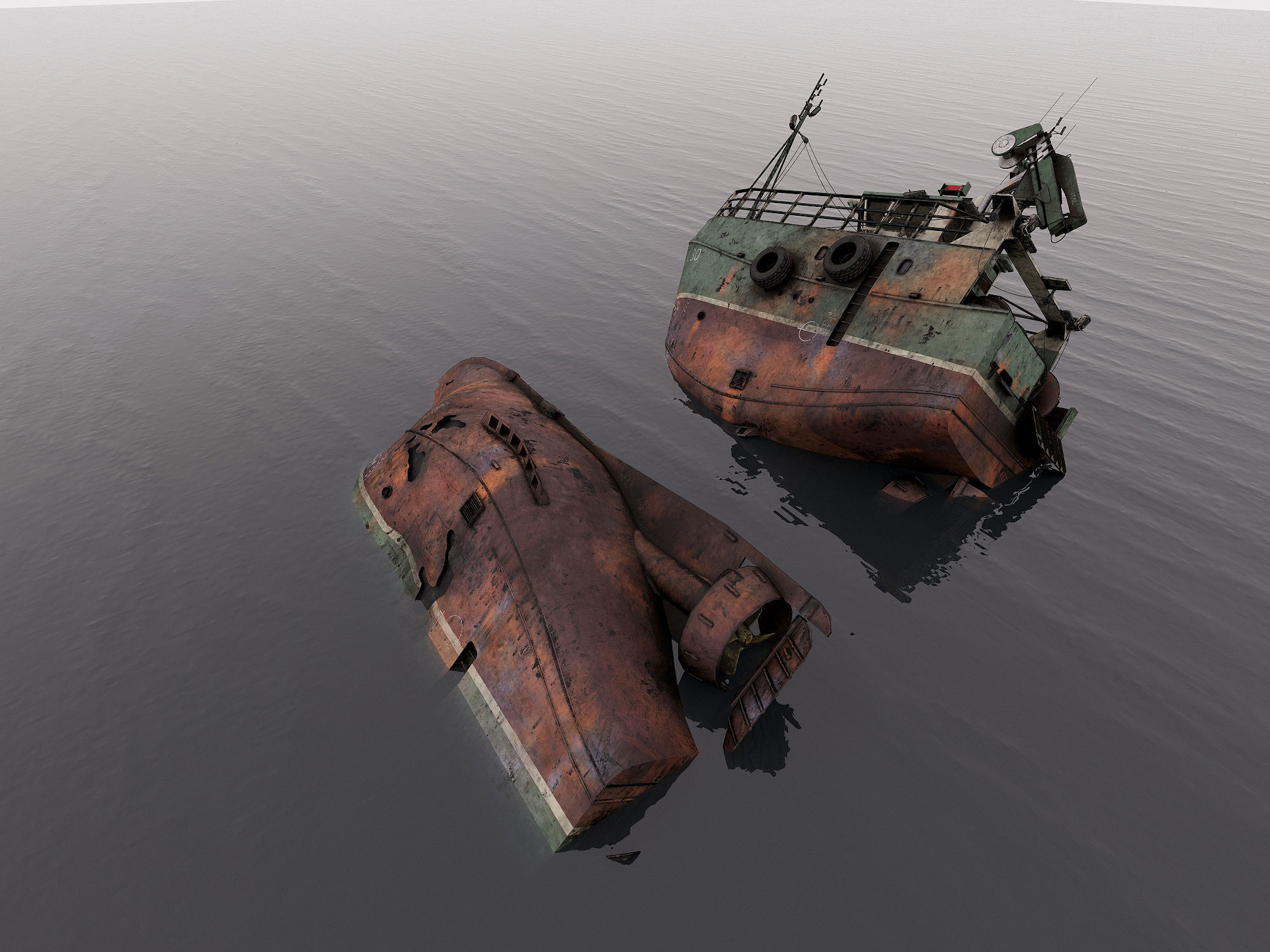 Collection of wrecked ships 02 _26