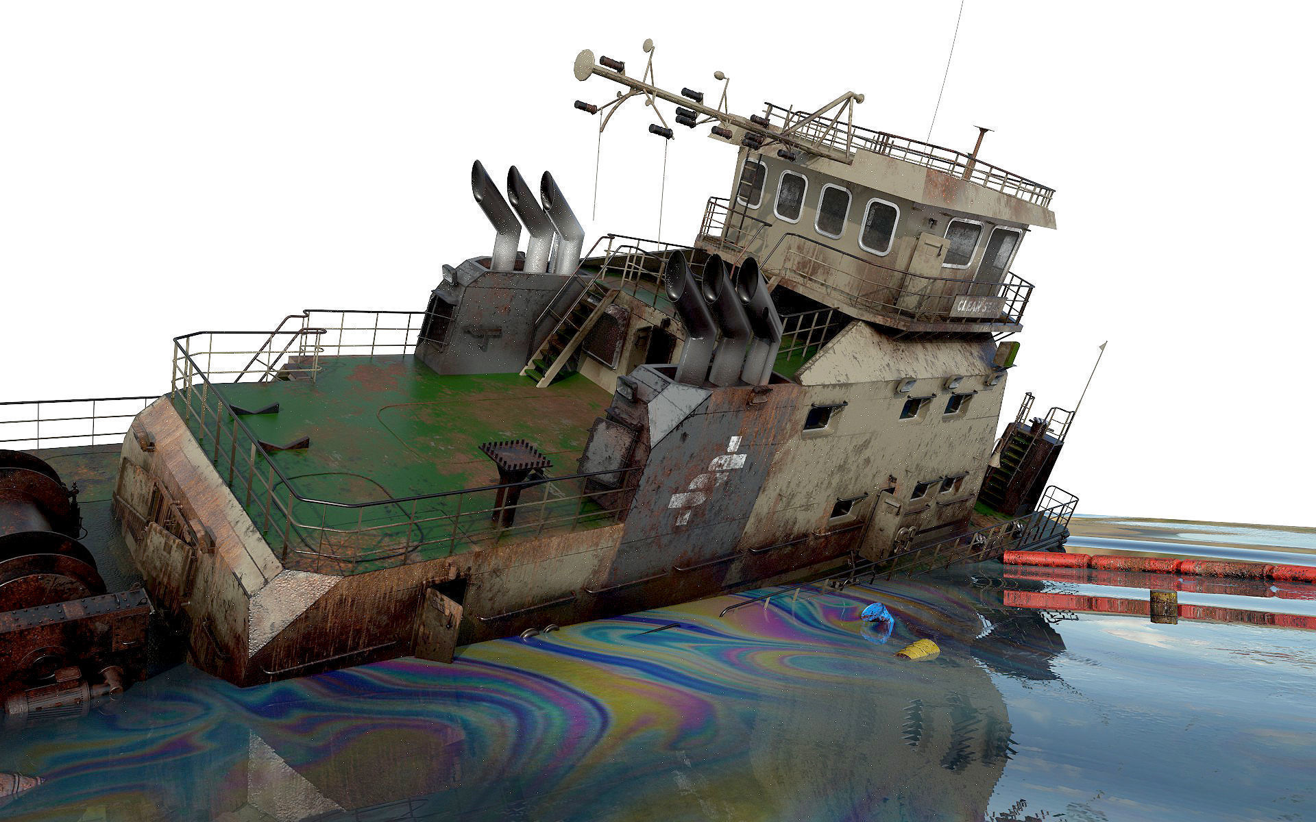 Collection of wrecked ships 02 _32