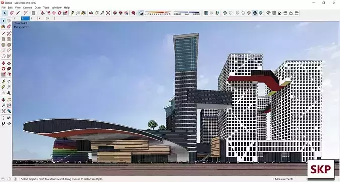 Sketchup Commercial Complex L8