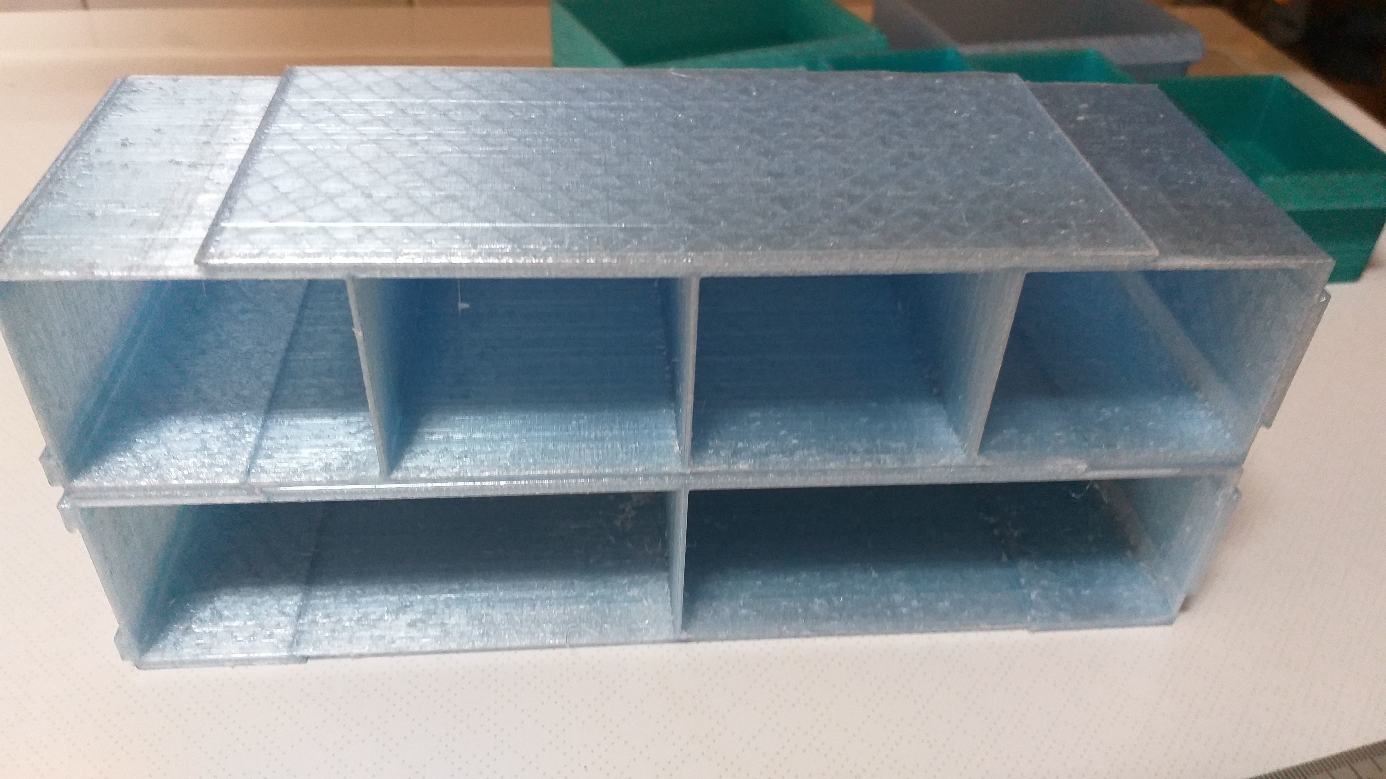 Modular screw and nuts organizer with drawers 3D print model_8