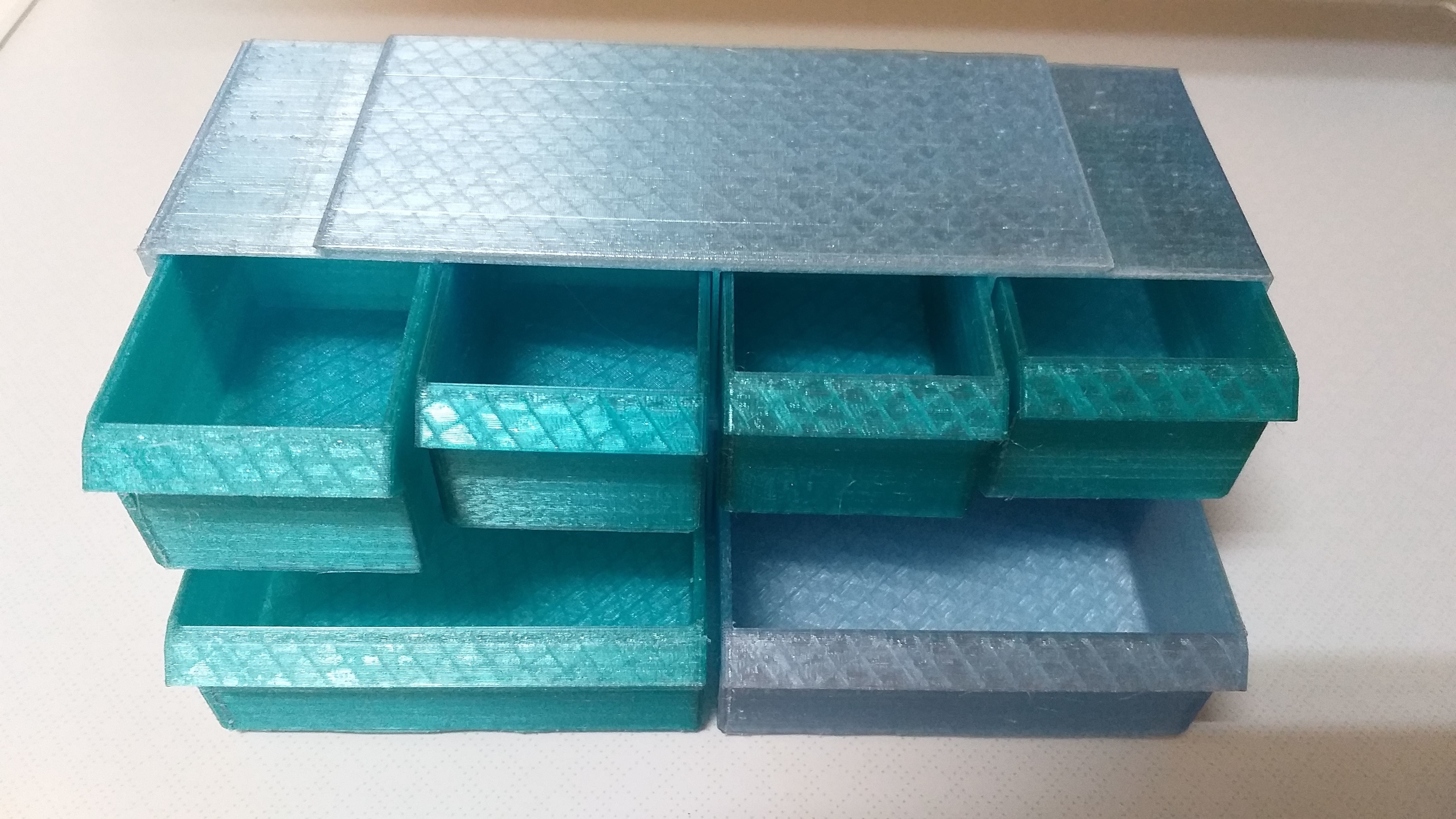 Modular screw and nuts organizer with drawers 3D print model_10