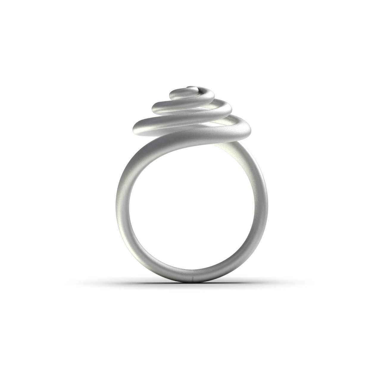 Spiral Ring 1 3D print model_9