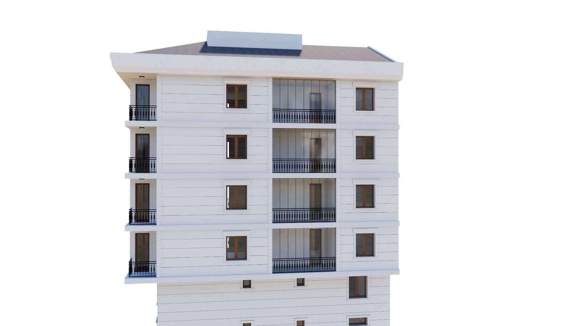 HOUSE 73 Low-poly 3D model_30