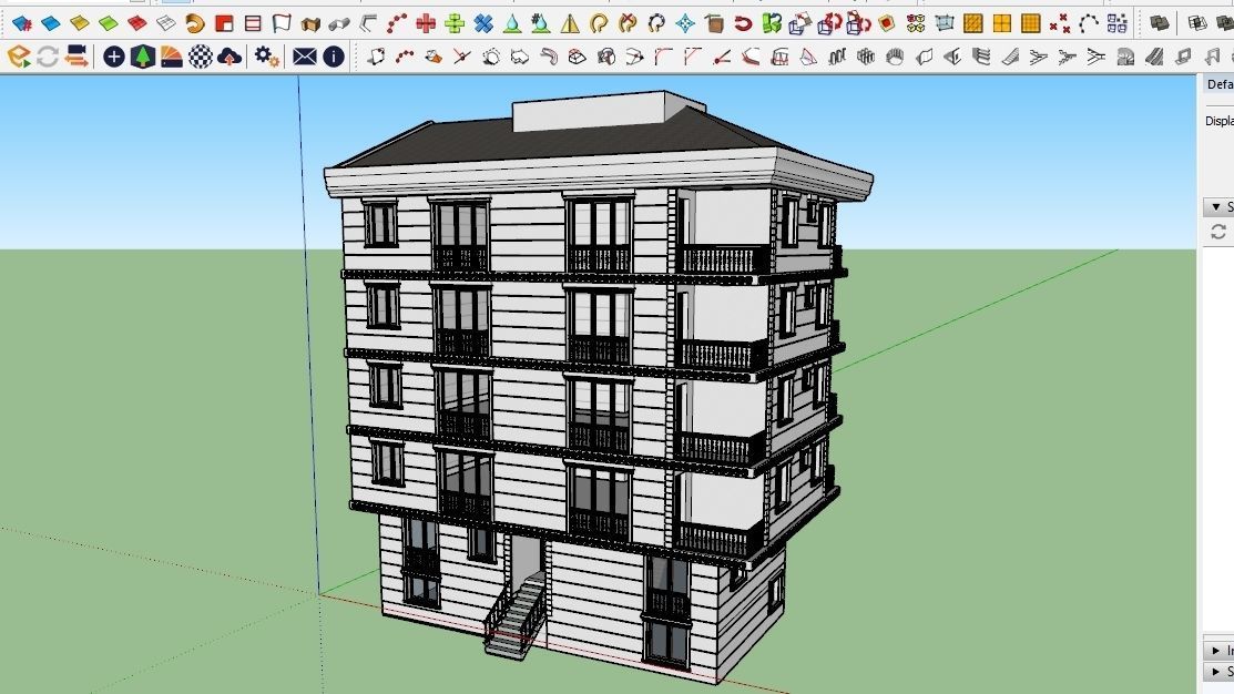 HOUSE 73 Low-poly 3D model_3