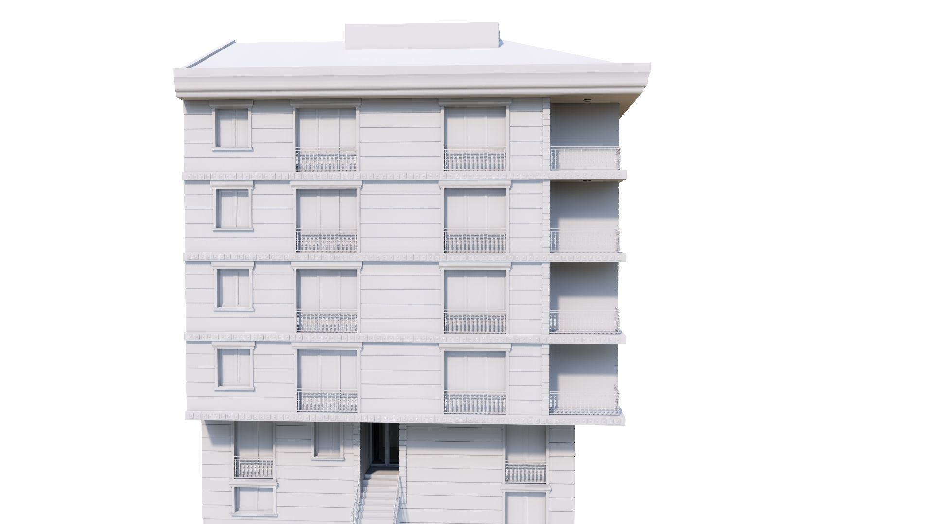 HOUSE 73 Low-poly 3D model_55