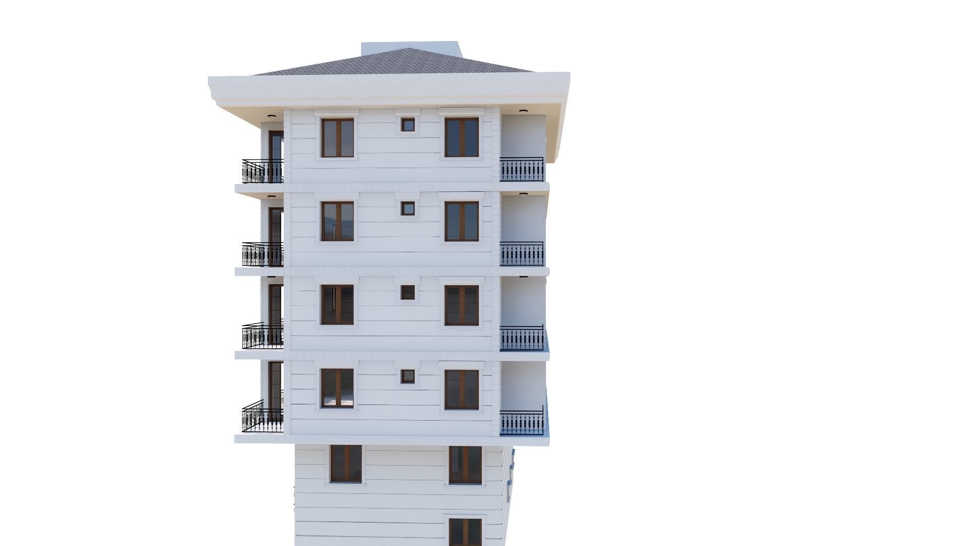 HOUSE 73 Low-poly 3D model_16