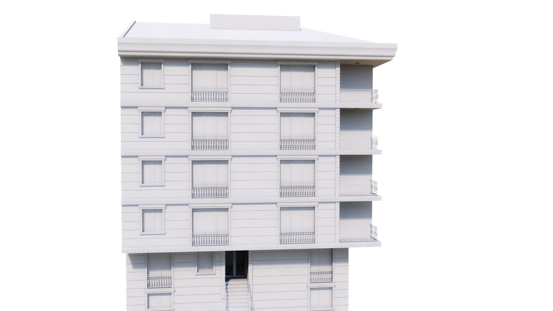 HOUSE 73 Low-poly 3D model_53