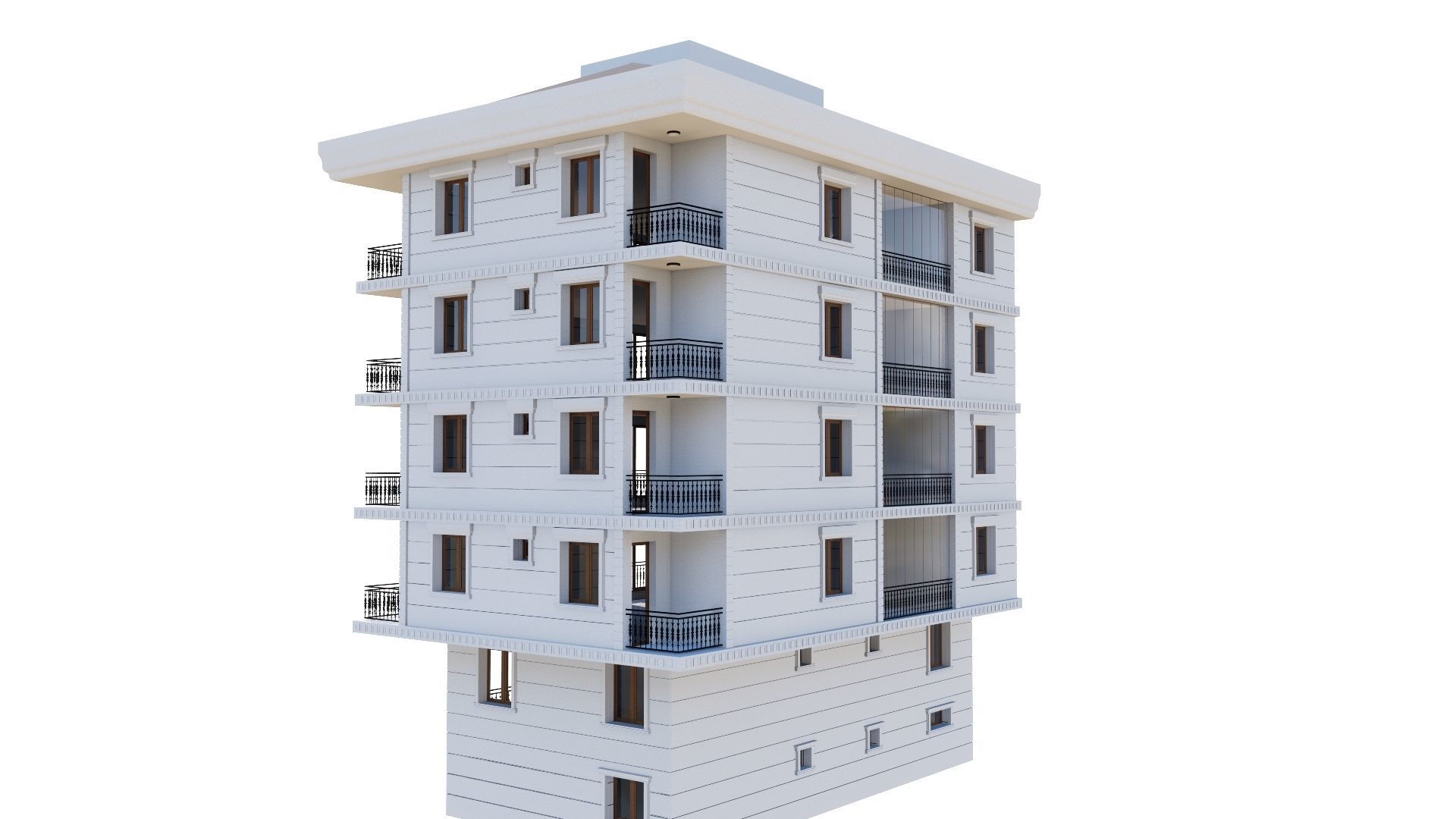 HOUSE 73 Low-poly 3D model_19