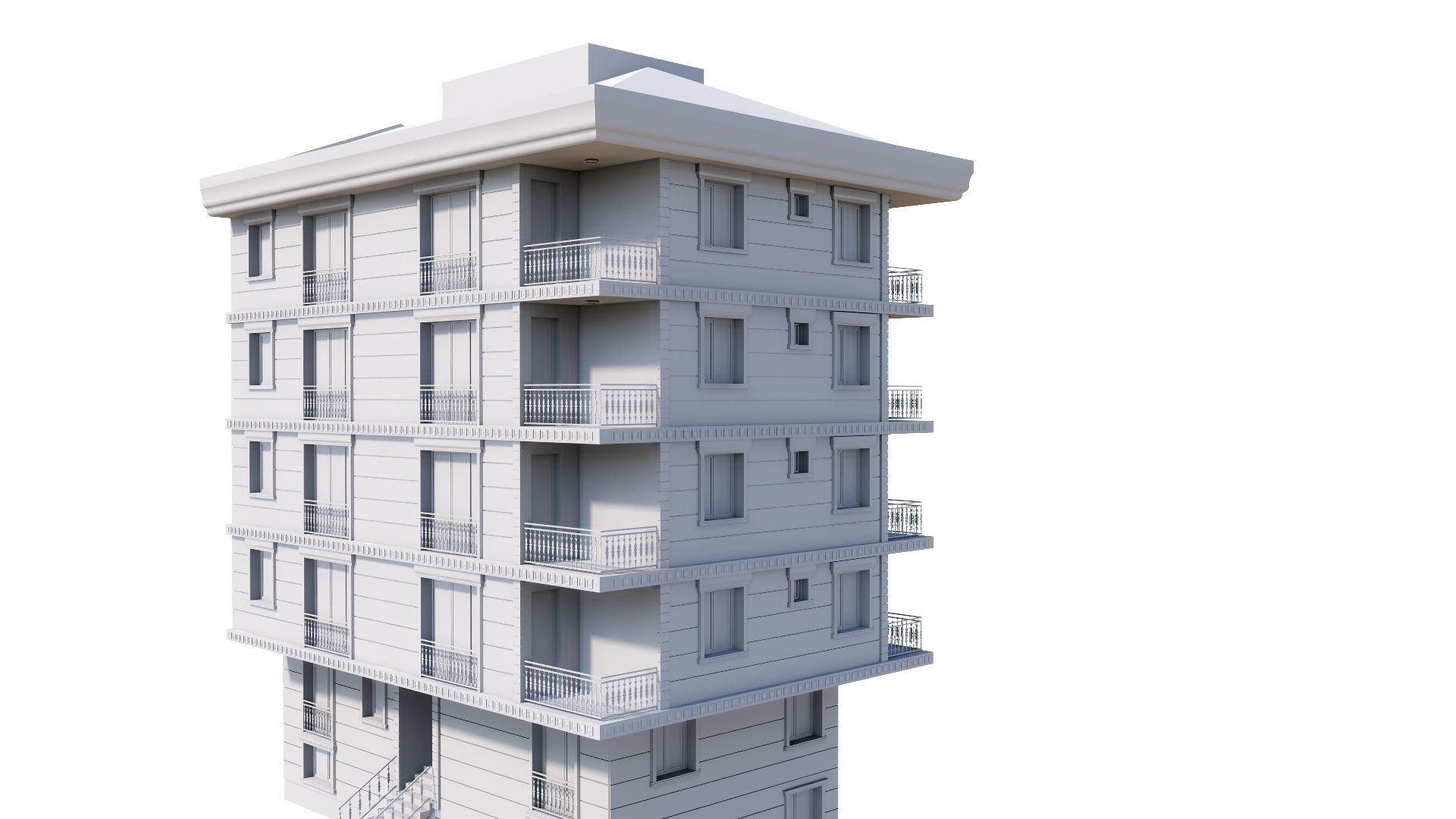 HOUSE 73 Low-poly 3D model_64