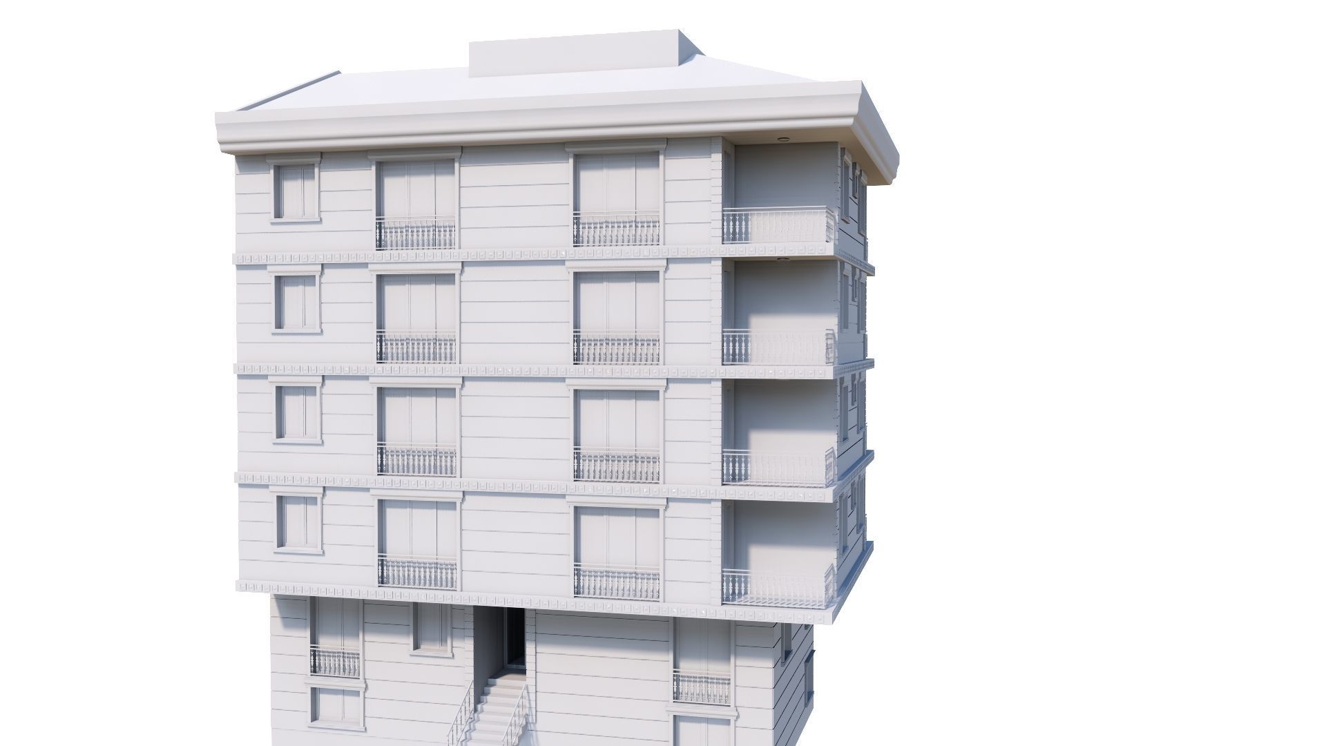 HOUSE 73 Low-poly 3D model_57