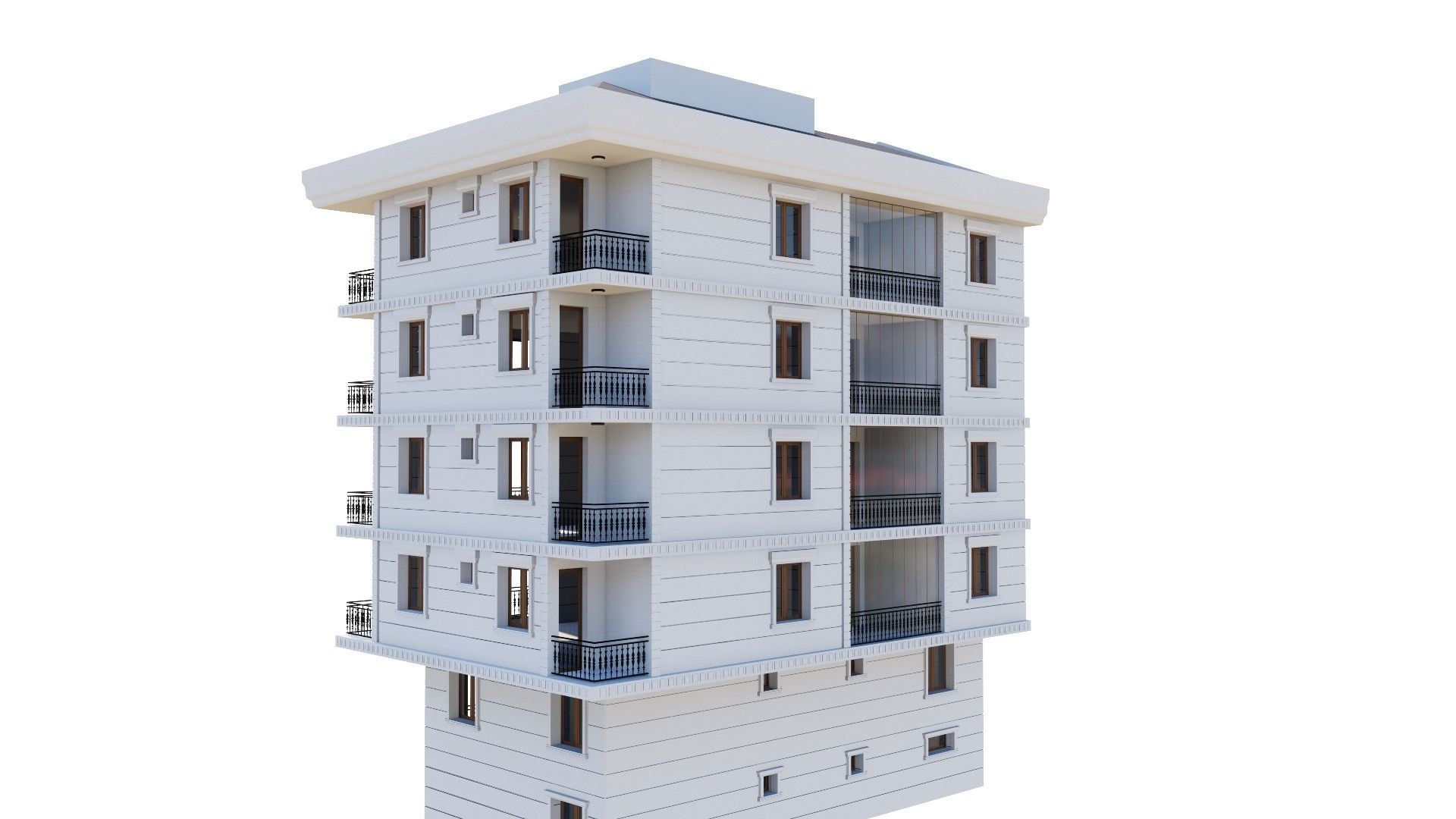 HOUSE 73 Low-poly 3D model_21