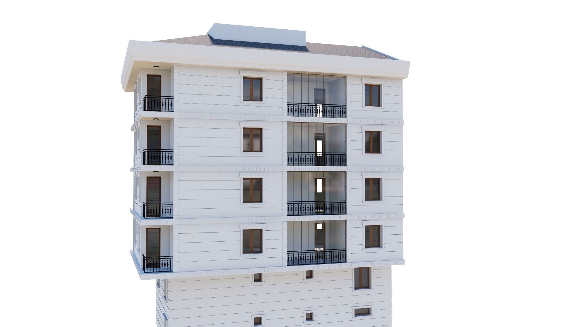 HOUSE 73 Low-poly 3D model_27