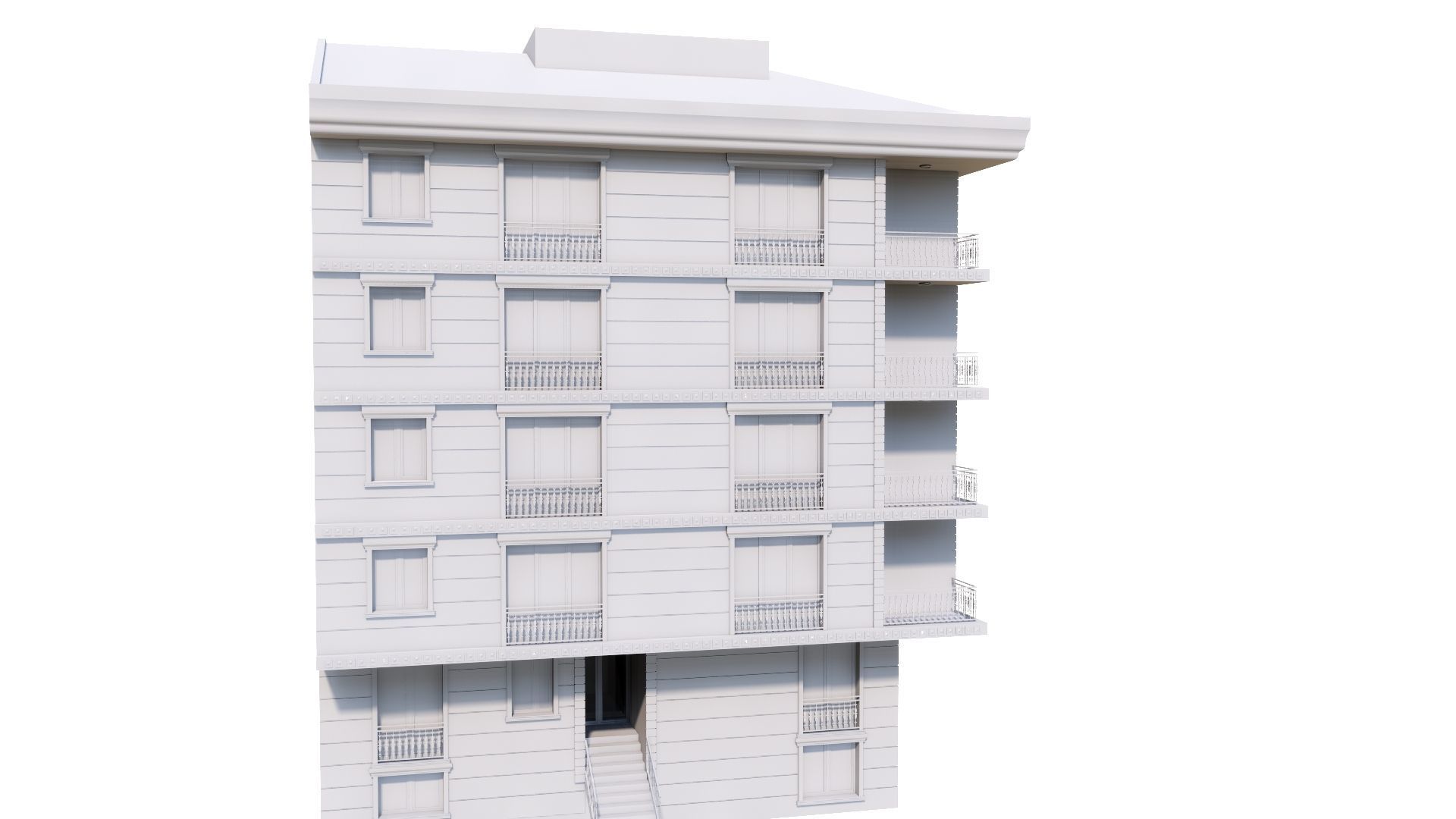 HOUSE 73 Low-poly 3D model_52