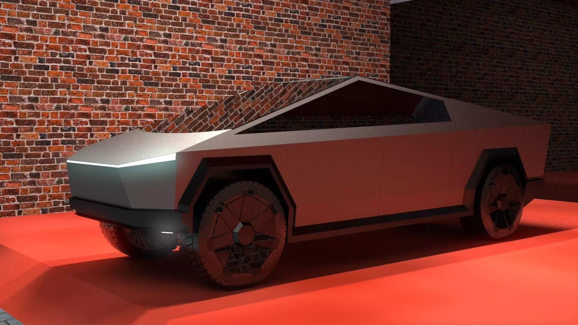 Tesla Cybertruck with SolidWorks and STL files 3D model