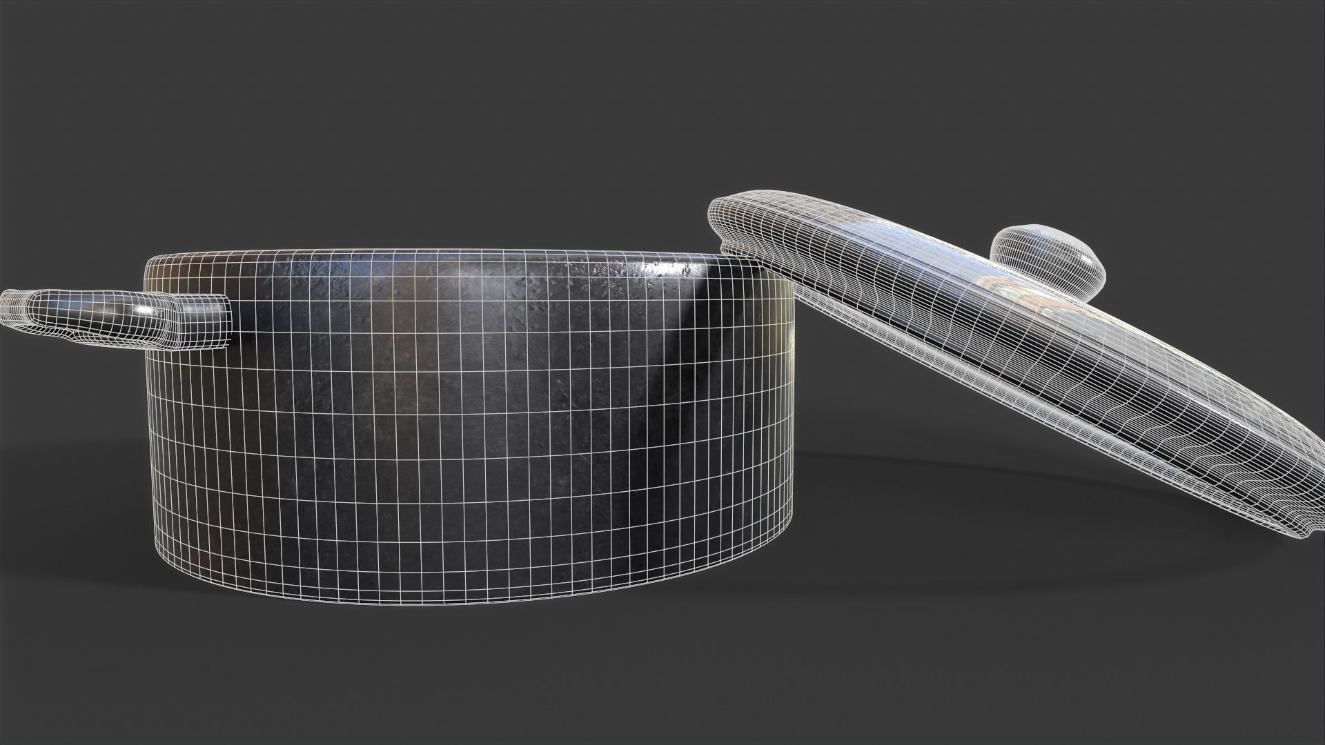 Old Rusty Cooking Pot 3D model_9