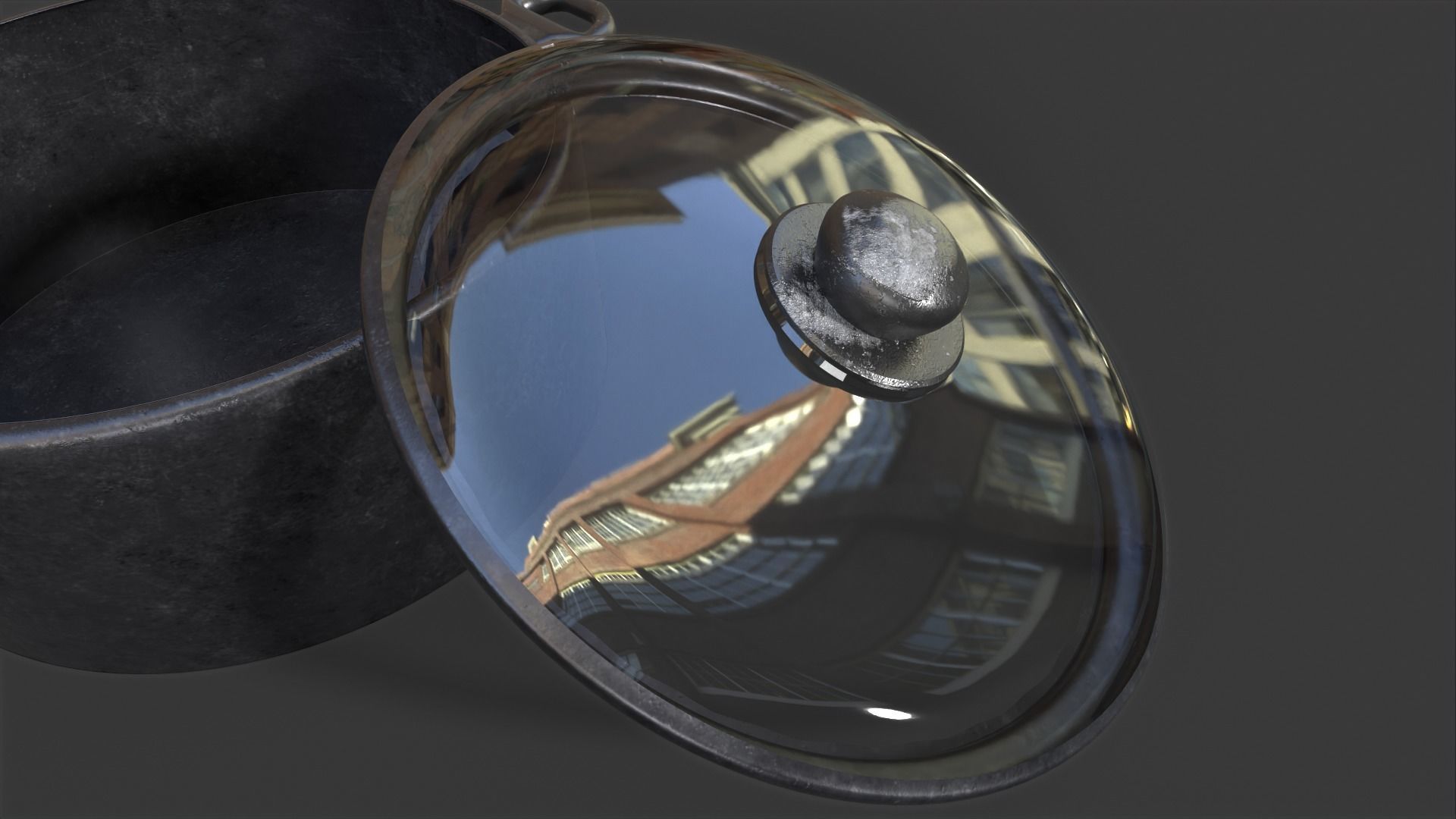 Old Rusty Cooking Pot 3D model_4