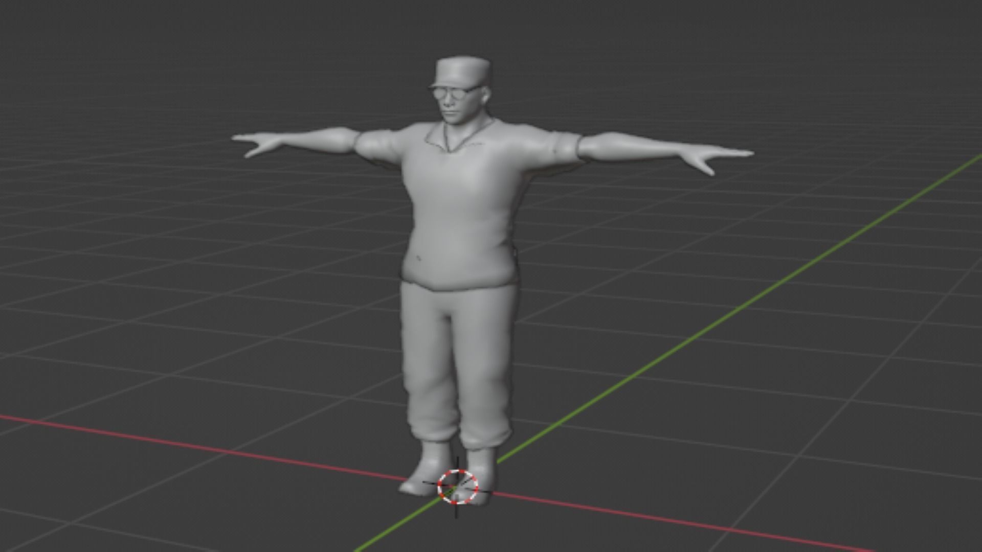 soldier in camouflage Low-poly 3D model_5