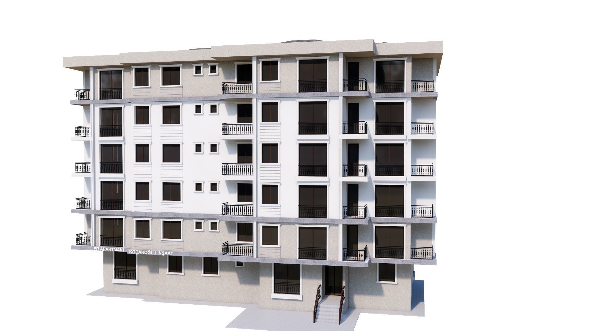 HOUSE 74 Low-poly 3D model_58