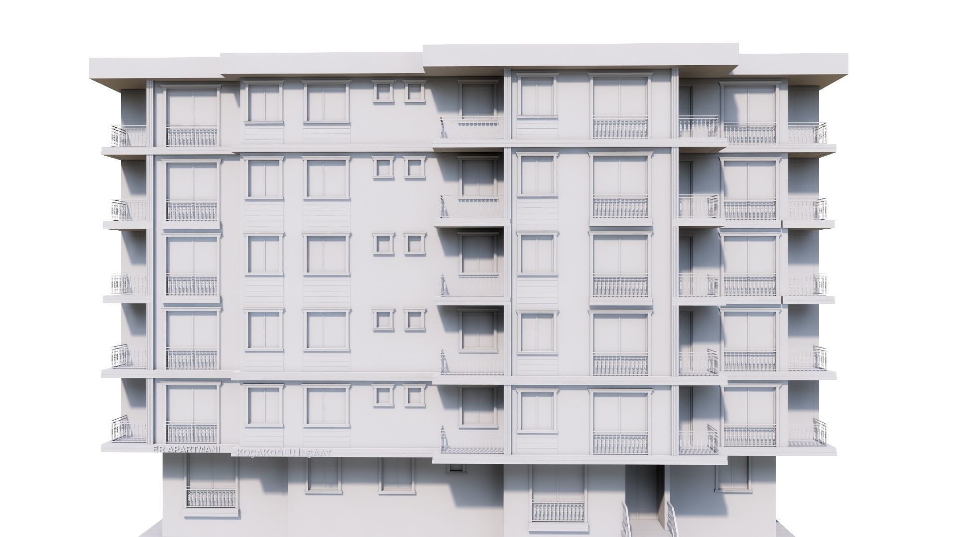 HOUSE 74 Low-poly 3D model_17