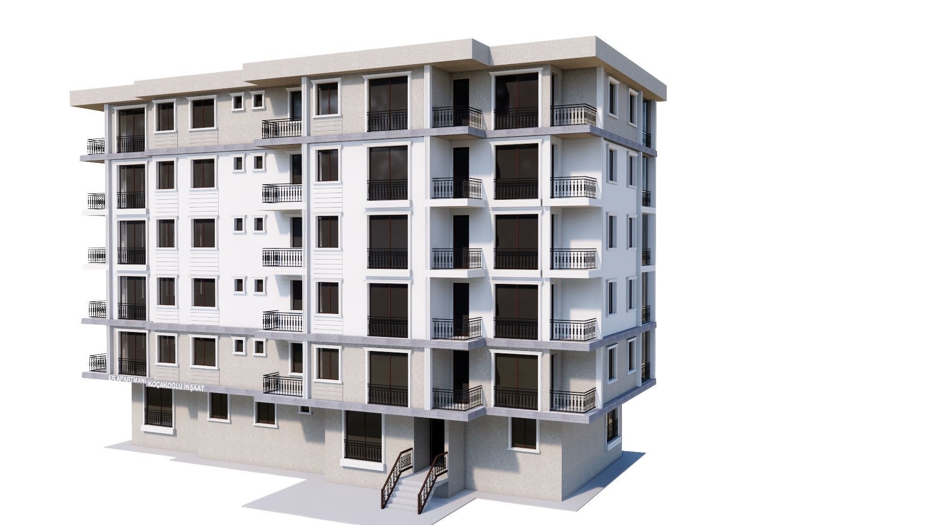 HOUSE 74 Low-poly 3D model_60